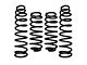 RSO Suspension 2.50-Inch Front and Rear Lift Coil Springs; Black (07-18 Jeep Wrangler JK 4-Door)