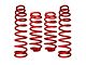RSO Suspension 2.50-Inch Front and Rear Lift Coil Springs; Red (18-24 Jeep Wrangler JL 2-Door)