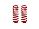 RSO Suspension 2.50-Inch Front and Rear Lift Coil Springs; Red (18-24 Jeep Wrangler JL 2-Door)