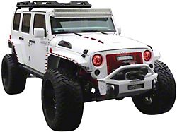 Vanguard Off-Road Endurance Roof Rack; Black (07-18 Jeep Wrangler JK 4-Door)
