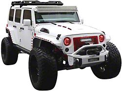 Endurance Roof Rack; Black (07-18 Jeep Wrangler JK 4-Door)