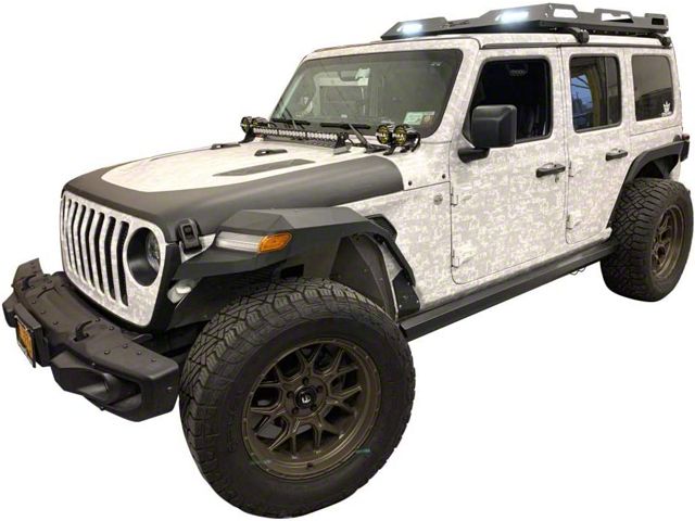 Endurance Roof Rack; Black (18-24 Jeep Wrangler JL 4-Door)