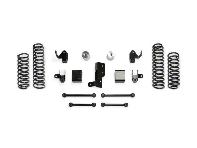 Fabtech 3-Inch Sport Suspension Lift Kit with Shock Extensions (21-24 Jeep Wrangler JL 4xe)