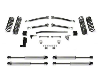 Fabtech 3-Inch Trail Suspension Lift Kit with Dirt Logic 2.25 Shocks (21-24 Jeep Wrangler JL 4xe)