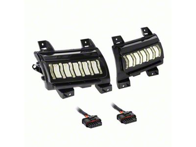 LED Turn Signal Lights; Smoked (18-24 Jeep Wrangler JL Sport)