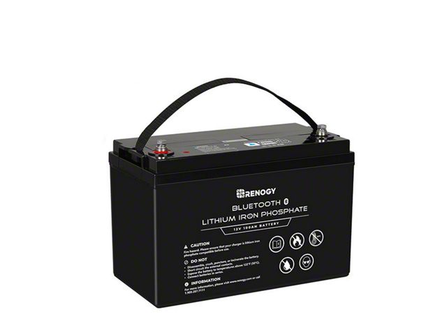 12V 100Ah Lithium Iron Phosphate Battery with Bluetooth