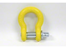 TJM 19mm OX Bow Shackle; Yellow