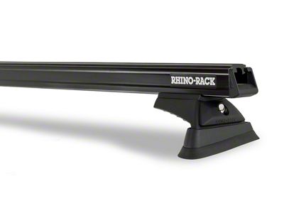Rhino-Rack Heavy Duty RCL BackBone 3-Bar Roof Rack; Black (07-18 Jeep Wrangler JK 4-Door w/ Hard Top)