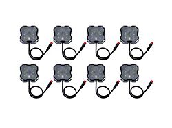 Diode Dynamics Stage Series RGBW LED Rock Light; 8-Pack (Universal; Some Adaptation May Be Required)