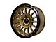Tremor Wheels 103 Impact Gloss Gold with Gloss Black Lip Wheel; 20x9 (07-18 Jeep Wrangler JK)