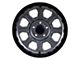 Tremor Wheels 103 Impact Graphite Grey with Black Lip Wheel; 17x8.5 (20-24 Jeep Gladiator JT)