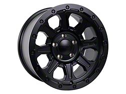Tremor Wheels 103 Impact Satin Black Wheel; 17x8.5 (07-18 Jeep Wrangler JK)