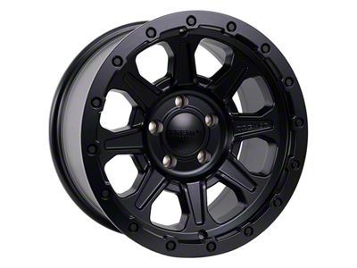 Tremor Wheels 103 Impact Satin Black Wheel; 17x8.5 (18-24 Jeep Wrangler JL)