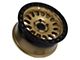 Tremor Wheels 104 Aftershock Gloss Gold with Gloss Black Lip Wheel; 17x8.5 (07-18 Jeep Wrangler JK)