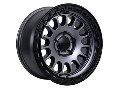 Tremor Wheels 104 Aftershock Graphite Grey with Black Lip Wheel; 17x8.5 (99-04 Jeep Grand Cherokee WJ)