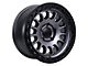Tremor Wheels 104 Aftershock Graphite Grey with Black Lip Wheel; 17x8.5 (18-24 Jeep Wrangler JL)