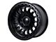 Tremor Wheels 104 Aftershock Satin Black Wheel; 17x8.5 (07-18 Jeep Wrangler JK)