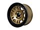 Tremor Wheels 105 Shaker Gloss Gold with Gloss Black Lip Wheel; 17x8.5 (05-10 Jeep Grand Cherokee WK, Excluding SRT8)