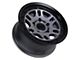 Tremor Wheels 105 Shaker Graphite Grey with Black Lip Wheel; 17x8.5 (18-24 Jeep Wrangler JL)
