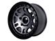 Tremor Wheels 105 Shaker Graphite Grey with Black Lip Wheel; 17x8.5 (07-18 Jeep Wrangler JK)