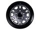 Tremor Wheels 105 Shaker Graphite Grey with Black Lip Wheel; 17x8.5 (07-18 Jeep Wrangler JK)