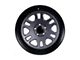 Tremor Wheels 105 Shaker Graphite Grey with Black Lip Wheel; 20x9 (05-10 Jeep Grand Cherokee WK)