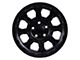 Tremor Wheels 105 Shaker Satin Black Wheel; 17x8.5 (07-18 Jeep Wrangler JK)