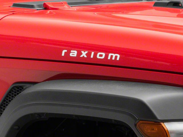 SEC10 Raxiom Hood Decal; White (Universal; Some Adaptation May Be Required)