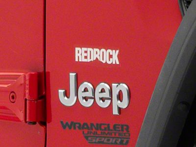 SEC10 RedRock Fender Decal; White (Universal; Some Adaptation May Be Required)