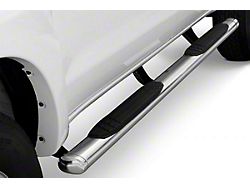 4-Inch 1000 Series Side Step Bars; Polished (18-23 Jeep Wrangler JL 4-Door)