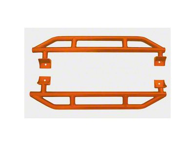 ACE Engineering Rock Sliders; Fluorescent Orange (07-18 Jeep Wrangler JK 2-Door)