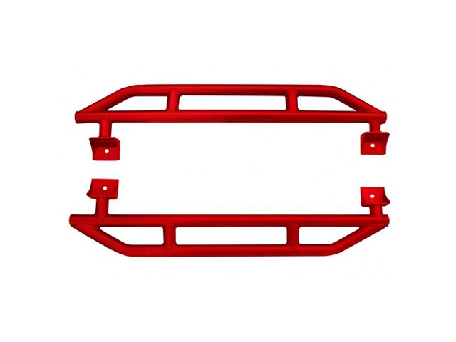 ACE Engineering Rock Sliders; Red Baron (07-18 Jeep Wrangler JK 2-Door)