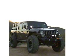 Nacho Offroad Technology A-Pillar Light Kit; Combo White (20-24 Jeep Gladiator JT, Excluding Mojave)