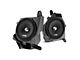 DS18 Dash Speaker Enclosure Pods with 6.50-Inch Full Range Neodymium Speakers; Plug and Play (18-24 Jeep Wrangler JL)