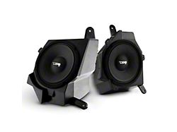 DS18 Dash Speaker Enclosure Pods with 6.50-Inch Neodymium Speakers; Plug and Play (18-24 Jeep Wrangler JL)