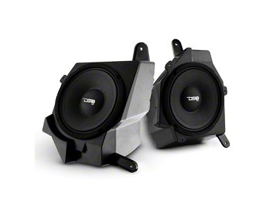 DS18 Dash Speaker Enclosure Pods with 6.50-Inch Neodymium Speakers; Plug and Play (20-24 Jeep Gladiator JT)