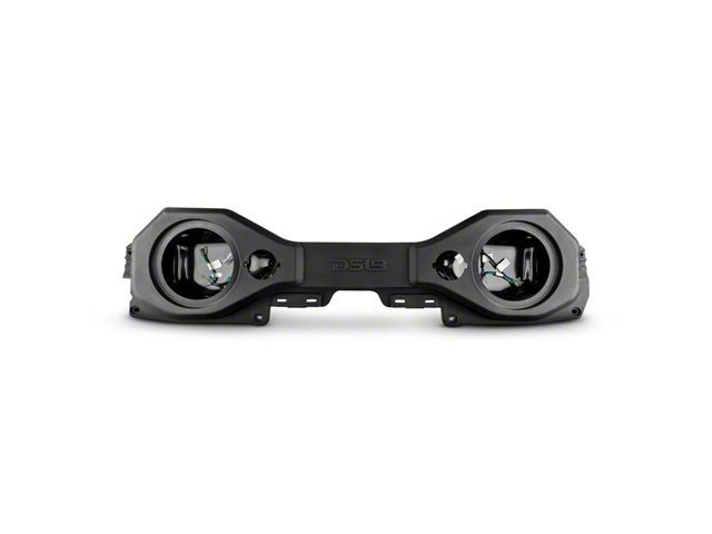 DS18 Overhead Sound Bar System for Two 8-Inch Speakers; Black (18-24 Jeep Wrangler JL)