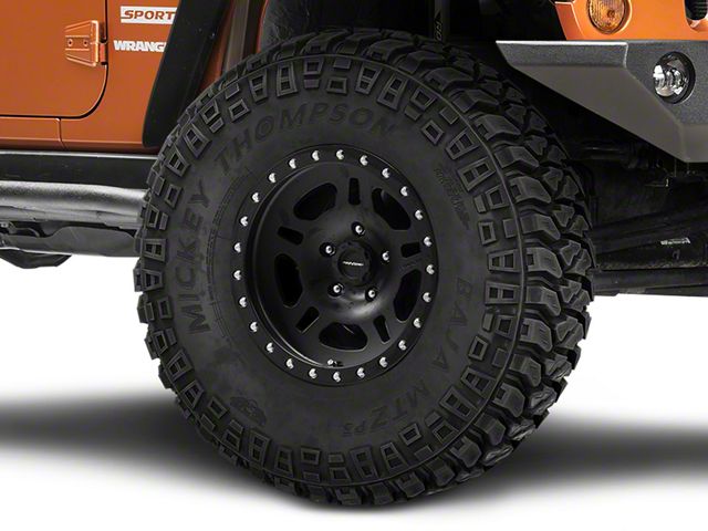 Pro Comp Wheels La Paz Series 29 Satin Black Wheel; 16x8 (07-18 Jeep Wrangler JK)