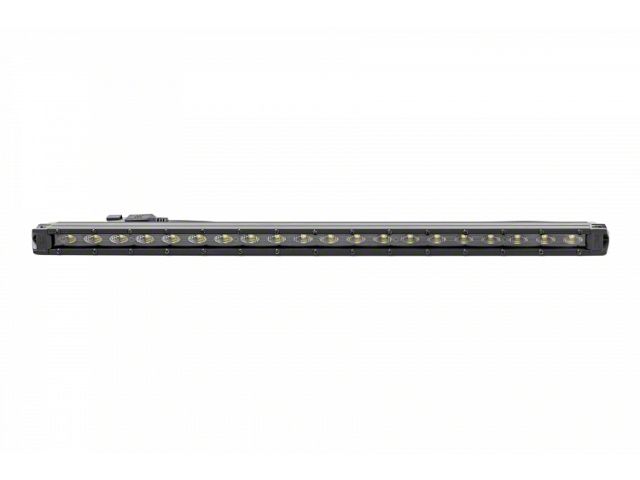 Rough Country 20-Inch Black Series Slim Lime LED Light Bar; Flood Beam (Universal; Some Adaptation May Be Required)