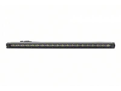 Rough Country 20-Inch Black Series Slim Lime LED Light Bar; Flood Beam (Universal; Some Adaptation May Be Required)