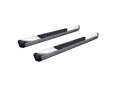 GEM Tubes Octa Series Nerf Side Step Bars; Chrome (07-18 Jeep Wrangler JK 2-Door)