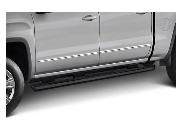 GEM Tubes Octa Series Nerf Side Step Bars; Textured Black (18-23 Jeep Wrangler JL 4-Door)