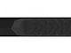 GEM Tubes Octa Series Nerf Side Step Bars; Textured Black (07-18 Jeep Wrangler JK 2-Door)