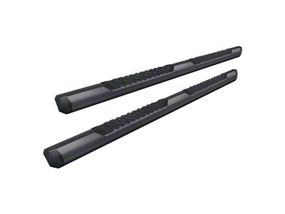 GEM Tubes Octa Series Nerf Side Step Bars; Textured Black (07-18 Jeep Wrangler JK 4-Door)