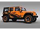 OG Innovations Radium Graphics; Satin Black (07-18 Jeep Wrangler JK 4-Door)