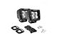 Scorpion Extreme Products Alpha LED Light Pods with Flush Mount Kit; Flood Beam (Universal; Some Adaptation May Be Required)