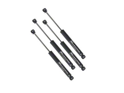 SuperLift Shadow Series Front and Rear Shocks for 0 to 1.50-Inch Lift (76-81 Jeep CJ7)