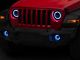 ColorSMART RGB Halo LED Headlights with Fog Lights; Black Housing; Clear Lens (18-24 Jeep Wrangler JL)