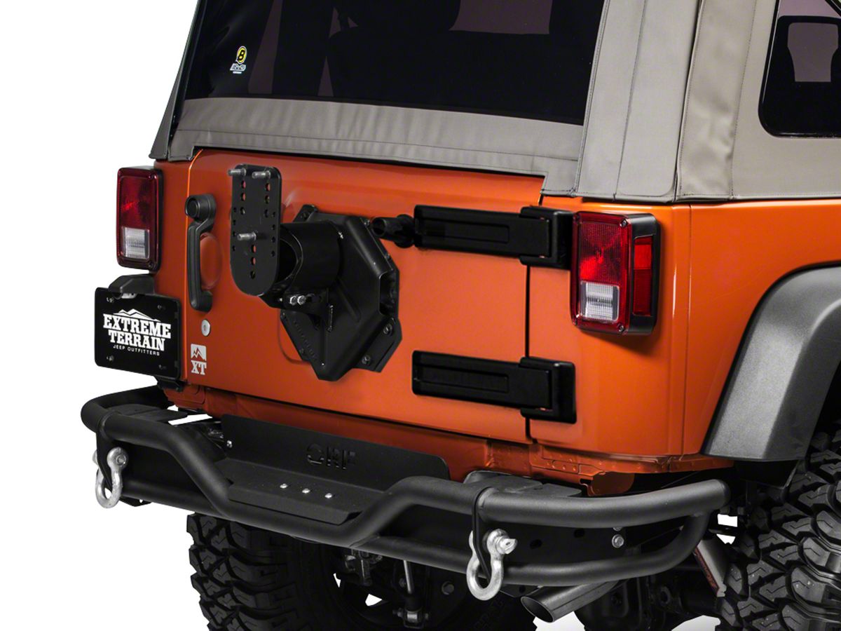 Teraflex Jeep Wrangler HD Adjustable Spare Tire Mounting Kit 4838130 (07-18 Jeep  Wrangler JK)