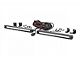 Rough Country 10-Inch Chrome Series Slimline LED Light Bars; Flood Beam (Universal; Some Adaptation May Be Required)